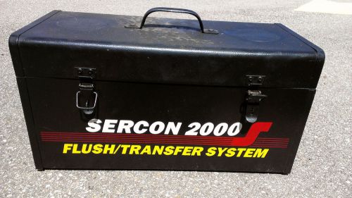 Sercon 2000 flush/transfer recovery system unit for sale