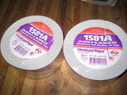 two rolls venture 11581 a tape ul181a -pand ul181b-fx