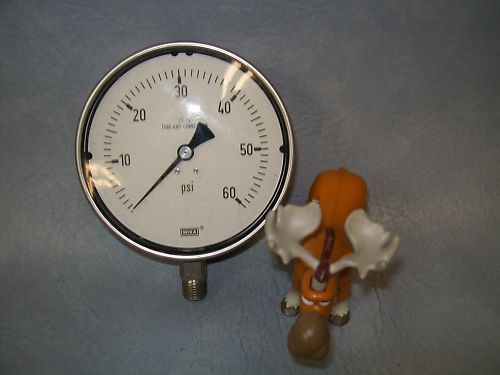 Wika 316 Stainless Steel 60 PSI 4.25&#034; Pressure Gauge