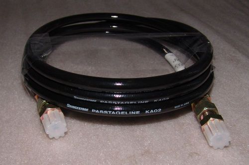 Hydraulic hose passtage line bridgestone 1/8&#034; x 70&#034; 2800 psi swivel tapered ends for sale