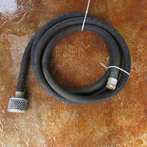 1-1/2&#034; ID Trash Pump SUCTION HOSE w/ filter &amp; Female fitting