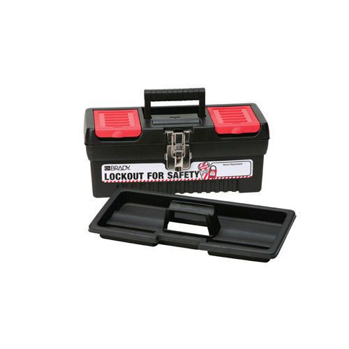 Brady Storage Tool Box 14&#034; x 7-1/8&#034; x 5-1/2&#034;   LOCKOUT FOR SAFETY  105905 NEW