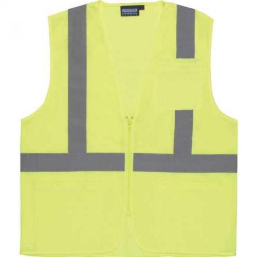 Class 2 safety vest lime lg 61648 erb industries, inc. safety vests 61648 for sale