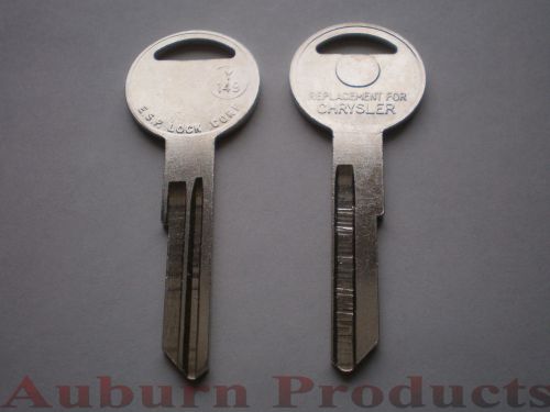 Y149 CHRYSLER KEY BLANK / 50 KEY BLANKS / FREE SHIPPING