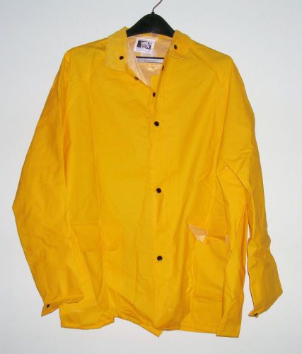 RIVER CITY-240J SERIES JACKET &amp; HOOD-SIZE XL-PROTECTIVE WEAR RAIN COAT/JACKET