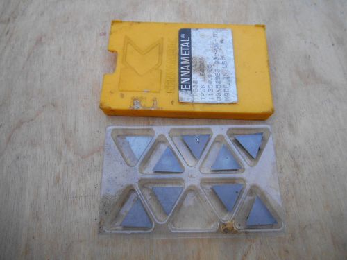 KENNAMETAL CARBIDE INSERTS , TPG 321 , K420 , 9 INSERTS