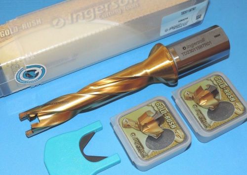 Ingersoll .937&#034; Gold Twist 5xD Indexable Drill Kit w/ Inserts (TD2300115B7R01)