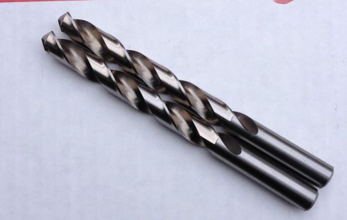 2 Pieces 31/64&#034;  M2 HSS  Jobber Drill Bits,118 DEG POINT, Bright Finish