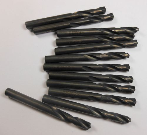 Screw machine drills #1 135d hss oxide 1-5/16&#034; loc x 2-7/16&#034; oal qty 12 &lt;1645&gt; for sale