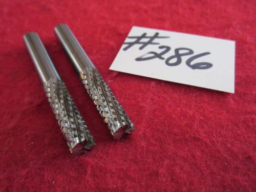 2  U.S.A. 5/16&#034;  CARBIDE, FIBER GLASS &amp;  COMPOSITE ROUTER BIT /  BUR  {286}