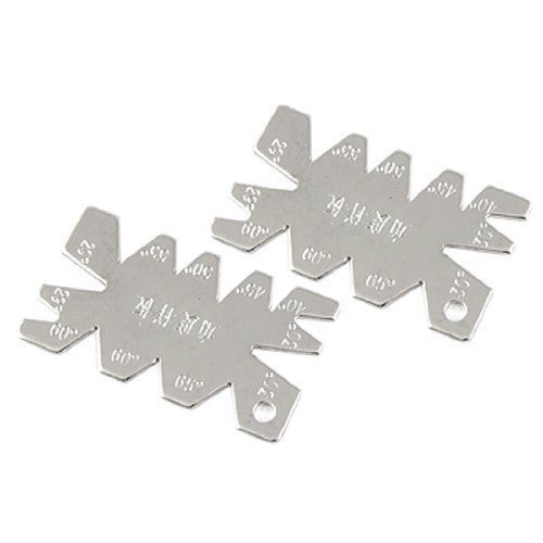 Amico Metal 8 Angle Degree Screw Thread Cutting Gauge 2 Pcs