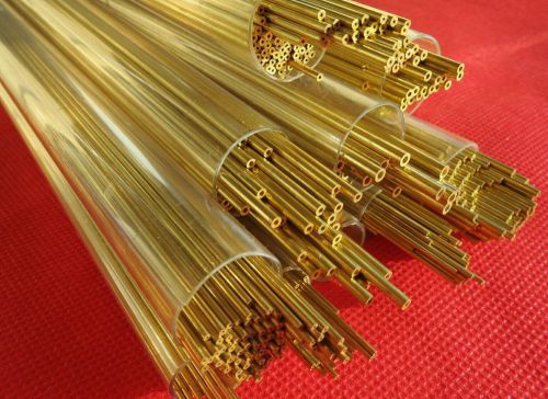 Drill EDM Electrodes, Brass Tubes: 1.00(OD) x 400(L) mm, 40 Pcs/Pack