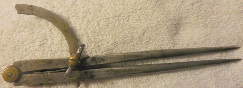 Vintage SARGENT &amp; CO CARPENTERS MACHINIST locking DIVIDERS tool 7 5/8&#034; INCH