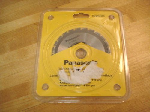 Panasonic EY9PM11C 4 3/8&#034; Metal Cutting Circular Saw Blade, Carbide-Tipped (5B)