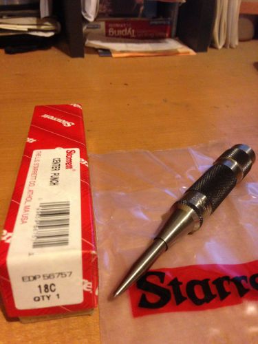 NEW in BOX Starrett Automatic Center punch 18C SUPER STARRETT DEAL!