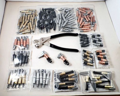 K-series master cleco sheet metal fastener kit + free super side clamps (k1mstr) for sale