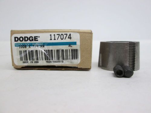 NEW DODGE 117074 1008 X 7/8 KW TAPER-LOCK 7/8 IN BUSHING D319559