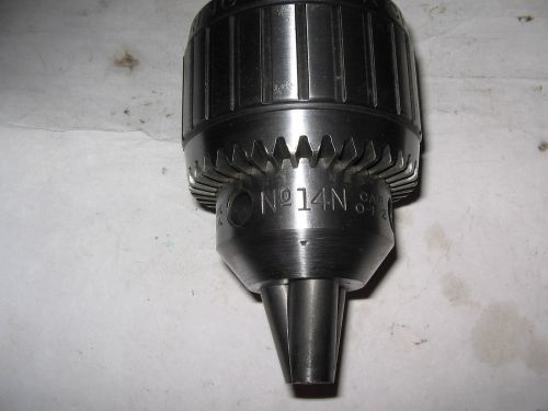 Jacobs # 14n super drill chuck,3/4&#034;shank,jt3 mount, 0-1/2&#034; capacity,tbl for sale