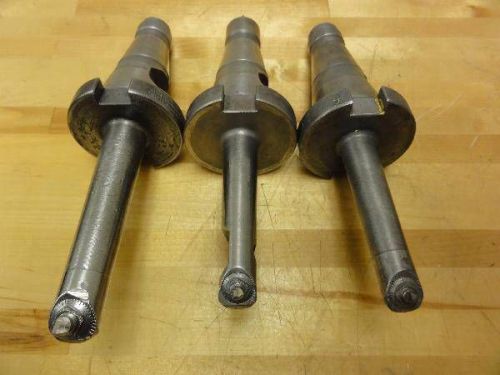 (3) Devlieg FLASH CHANGE NMTB 40 ADJUSTABLE BORING HEADS, CNC Mill TAPER NMTB40