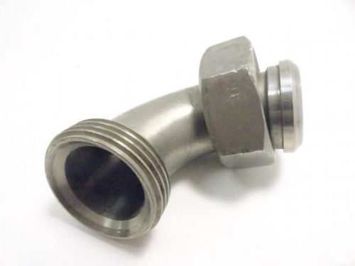 144657 New-No Box, VNE EG2FPR 1-1/2 Sanitary Elbow Fitting 90 Deg, 1-1/2&#034; Tube O