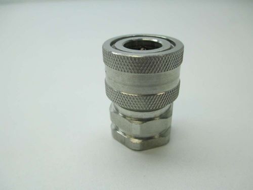 NEW SNAP TITE SPHC-4-4-F H STAINLESS FEMALE QUICK COUPLER CONNECTOR D388405