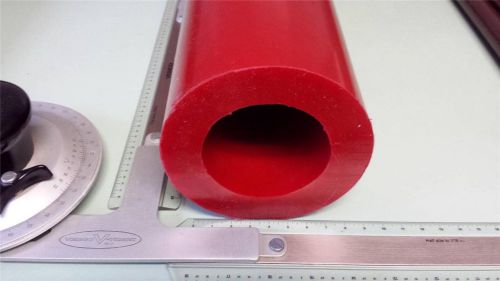 3&#034; id x 5&#034; od x 26&#034; long urethane / polyurethane 95 a red tube p/n 11088 for sale