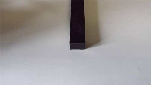 3/4&#034; x 1&#034; X 48&#034;  URETHANE / POLYURETHANE 60 A BLACK SHEET P/N 11015