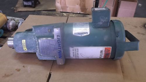 LIGHTNIN MIZER MOD: X5P33 1/3HP MOTOR USED