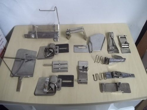 VINTAGE INDUSTRIAL SEWING MACHINE ATTACHMENTS PARTS LOT ESTATE # 1 MS