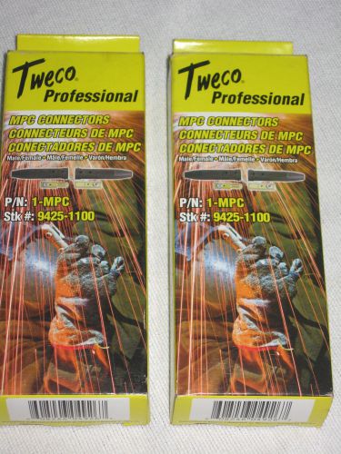 2 Sets New Tweco MPC Connectors 9425-1100 NIB 1 Male &amp; Female in each Box