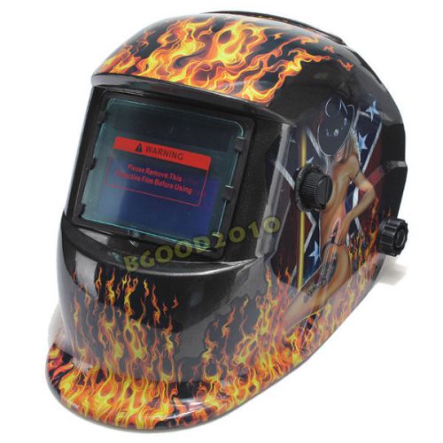 Auto Darkening Welding Helmet Arc Tig Mig Grinding Face Welder Mask Solar power