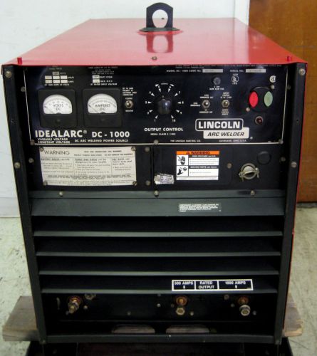 Lincoln Idealarc DC-1000 CC/CV Multi-Process Subarc Welder K1386-3