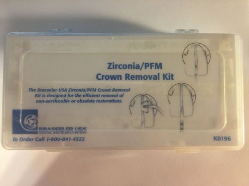 Brasseler Dental Bur PFM ZIRCONIA CROWN REMOVAL SYSTEM DIAMOND CARBIDE Block