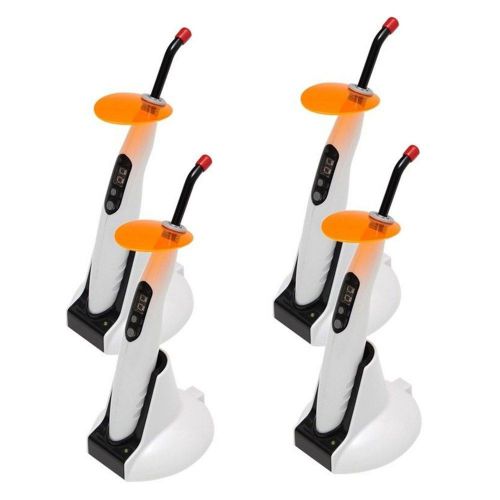 4* Dental Wireless Cordless LED Curing Light Lamp 1400mw Woodpecker T4 Whitening