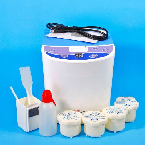 New Dental Lab Centrifuge Impression Material Alginate Material Mixer Mixture US