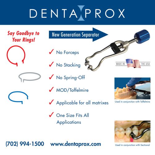 Dental matrix band retainer toffelmire  dentaprox for sale