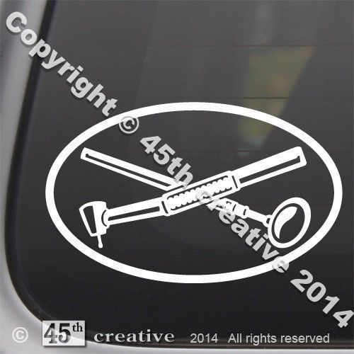 Dentist Oval Decal - dental handpiece drill bits burs mirror probe logo sticker