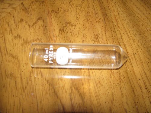 PYREX 8340 40ML GLASS CYLINDRICAL HEAVY DUTY CENTRIFUGE TUBE