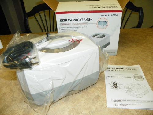 DIGITAL ULTRASONIC CLEANER ~MODEL #23-5904~