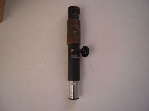 VNTG Gaertner Scientific Monoscope Microscope Brass w/Cross Hairs &amp; Eyepiece Cvr