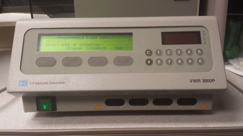 EC APPARATUS VWR3000P ELECTROPHORESIS POWER SUPPLY