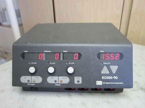 E-C APPARTUS EC500-90 ELECTROPHORESIS POWER SUPPLY