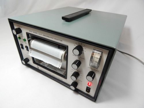 ISCO UA-5 ABSORBANCE FLUORESCENCE DETECTOR MONITOR CHART RECORDER CHROMATOGRAPHY