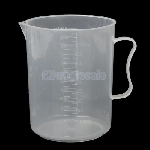 1000ml Transparent Kitchen Laboratory Lab Measuring Test Graduated Beaker Cup