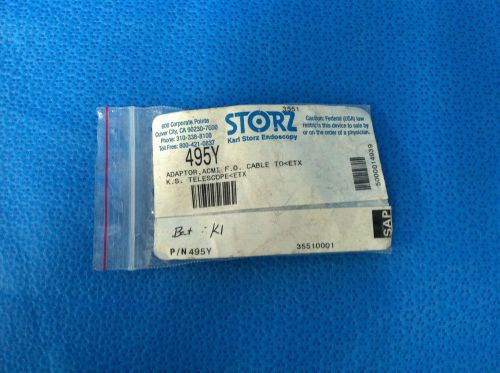 Karl storz light cable connector 495 y for sale