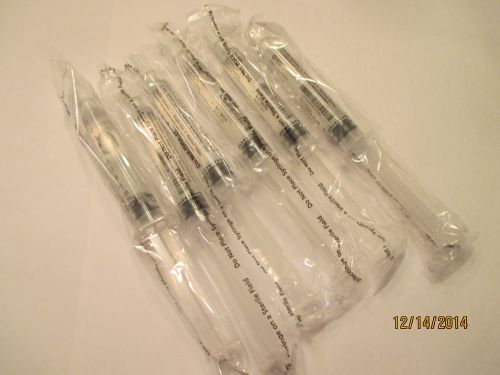 6 MONOJECT 0.9% Sodium Chloride, 10ml Fill, Flush Syringe