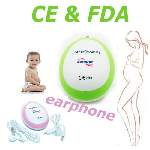 MINI FDA CE Angelsounds  Fetal Prenatal Heart Rate Monitor heart beat Doppler