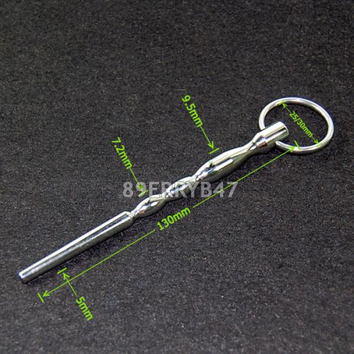 NEW Urethral Sounds For BEGINNER Male Stainless Steel Plug Dilator FREE SHIP