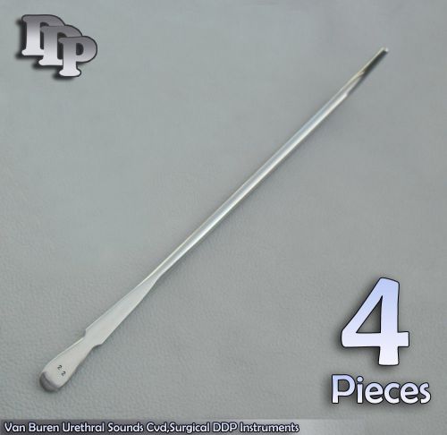 4 Pieces Of Van Buren Urethral Sounds 22 FR Cvd,Ob/Gyn Surgical DDP Instruments