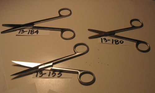 MAYO AND OPERATING SCISSOR SET OF 3 (13-184,13-180,13-155) (S)